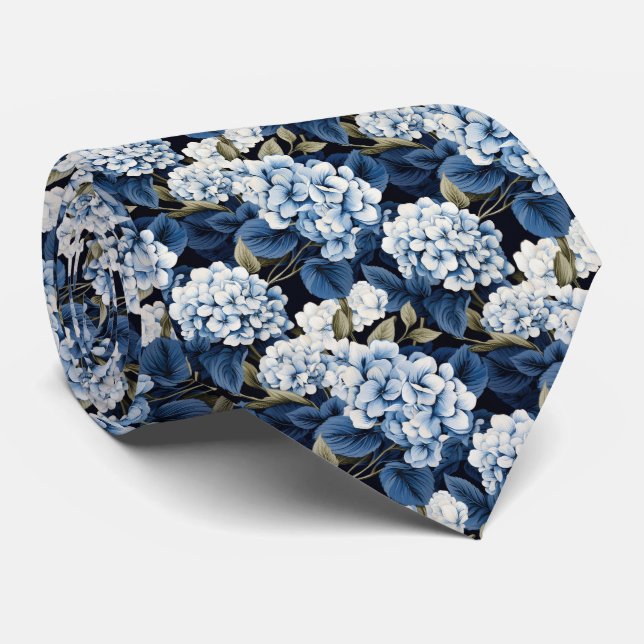Gravata Espelho dourado de flores de Hydrangea (Rolled)