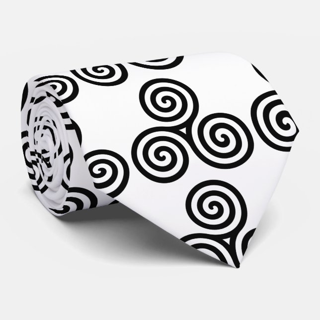 Gravata Espíritos Negros Triplos Thunder_Cove (Rolled)