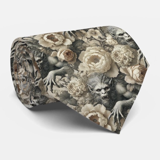 Gravata Esplendor Lycantrópico - Vitoriano Gótico (Rolled)