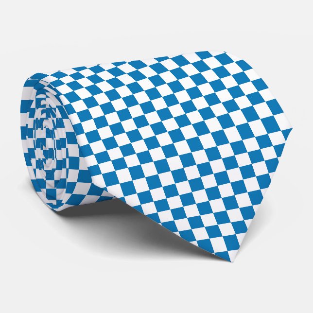 Gravata Estampa Xadrez (Rolled)