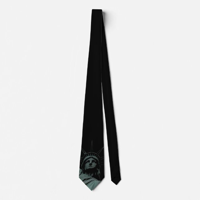 Gravata Estátua da Liberdade Tie NY City Souvenir Necktie (Frente)