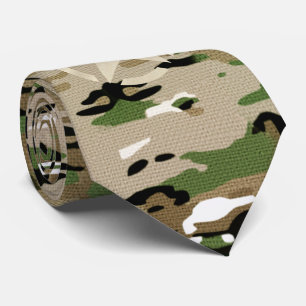 Gravata Estêncil Estelar Vintage decal Khaki sobre o estil