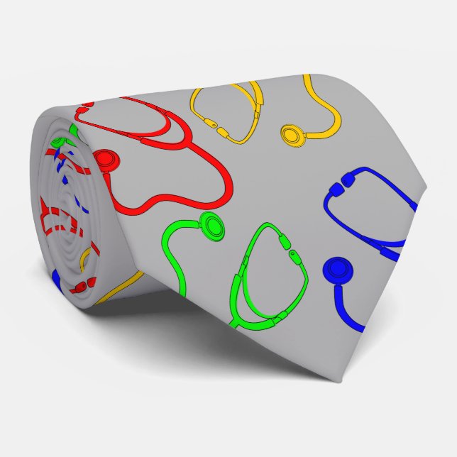 Gravata Estetoscópio em um laço (Rolled)