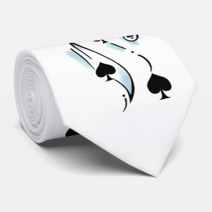 Gravata Estilo de Tatuagem de Espadas Pretas Thunder_Cove