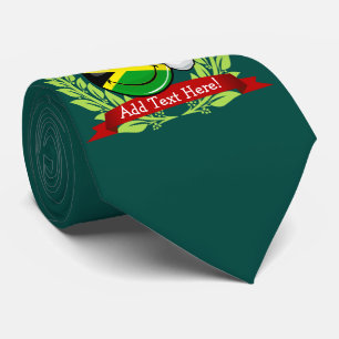 Gravata Estilo jamaicano alegre do Natal da bandeira