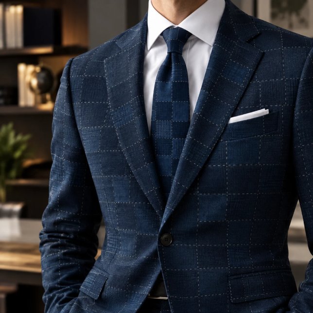 Gravata Estilo Patchwork Japonês Boro (textil) (Criador carregado)