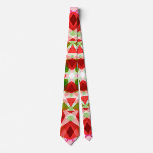 Gravata Estrela de Natal Vermelho Vermelho Verde Inverno R