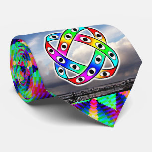 Gravata Estrela Verde de OVNI