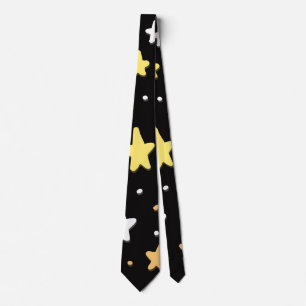 Gravata Estrelas de Candy Corn