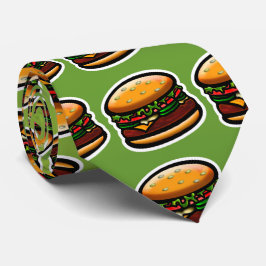 Gravata Eu Adoro Burgers!