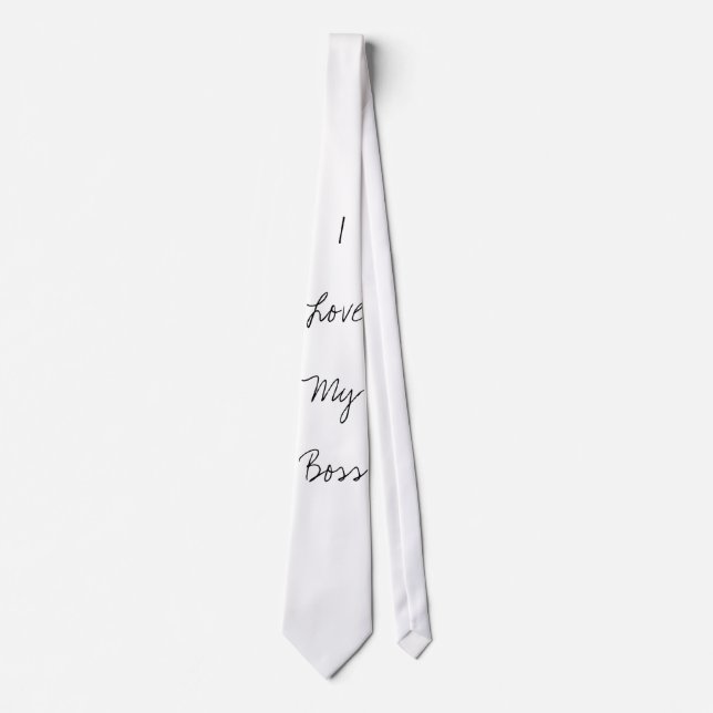 Gravata Eu amo meu chefe (Frente)
