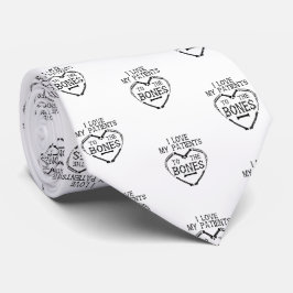 Gravata Eu amo meus pacientes ao quiroprático ósseo