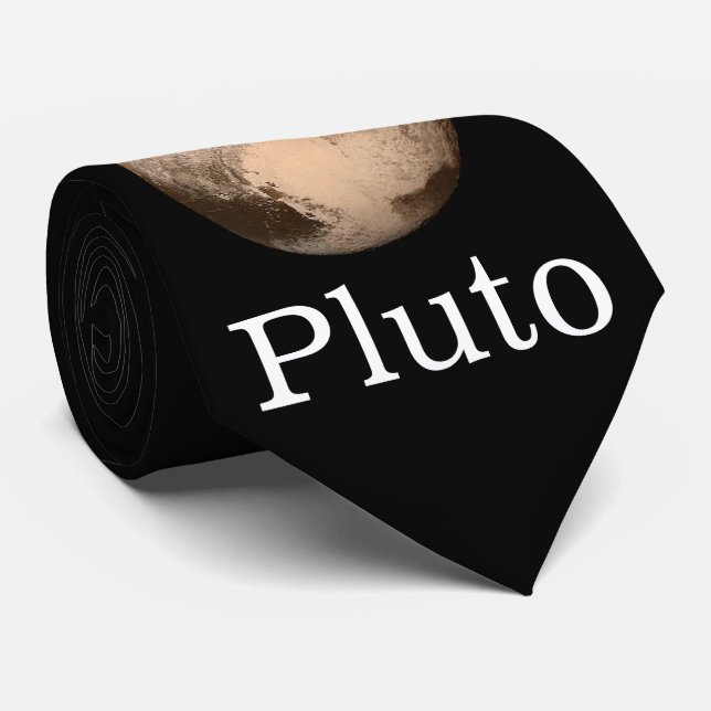 Gravata Eu amo o coração de Pluto (Rolled)