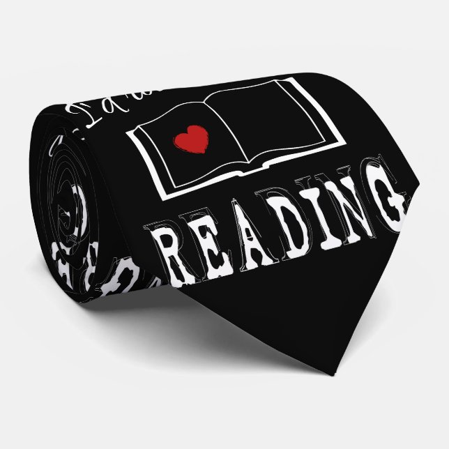 Gravata Eu preferencialmente lendo (Rolled)