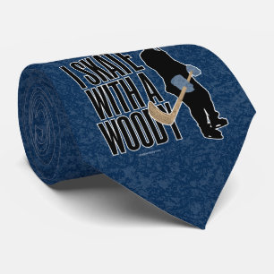 Gravata Eu Skate Com Um Woody (Hóquei)