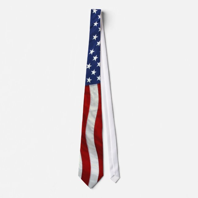 Gravata EUA AMERICAN US FLAG Patriotic Tie Series (Frente)