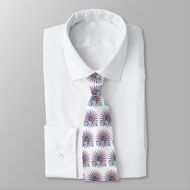 Gravata EUA Starburst Yin Yang Tie (Amarrado)