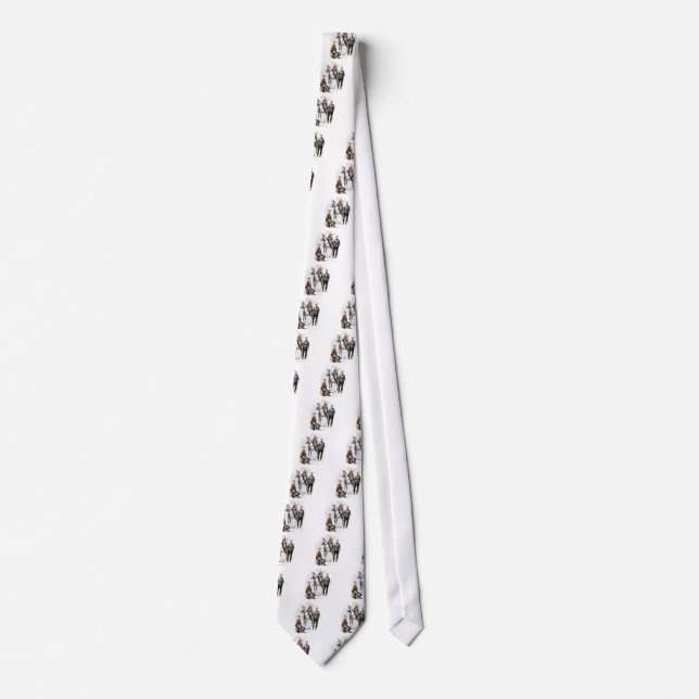 Gravata Exército branco (guarda branca) (Frente)