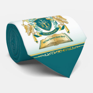 Gravata Faça seu próprio emblema com chave de livro de 