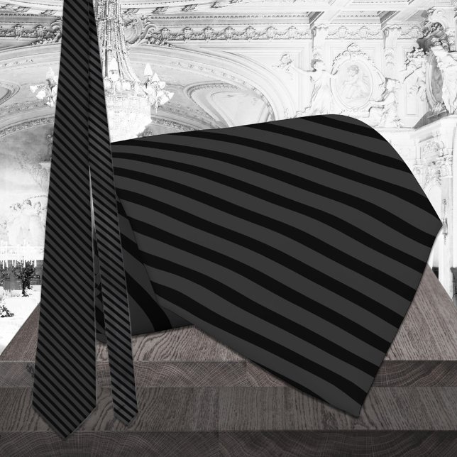 Gravata Faixa de Tuxedo Diagonal Preta Formal (Criador carregado)