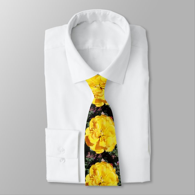 Gravata Falln Sunshine Floral (Amarrado)