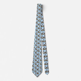 Gravata Farol da Ilha Crossover, New York Mens Tie