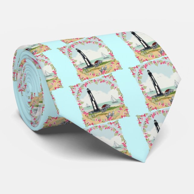 Gravata Farol de Cape Henry (Rolled)