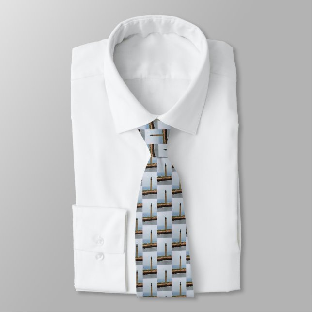 Gravata Farol de Petit Manan, Maine Mens Tie (Amarrado)