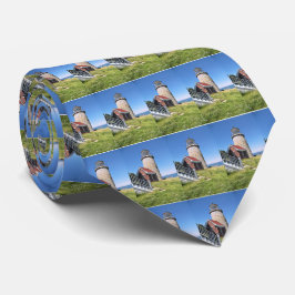 Gravata Farol de Whitehead Island, Maine Mens Tie