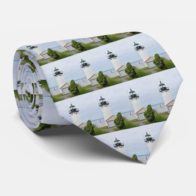 Gravata Farol do Pescoço Warwick, Rhode Island Mens Tie (Rolled)
