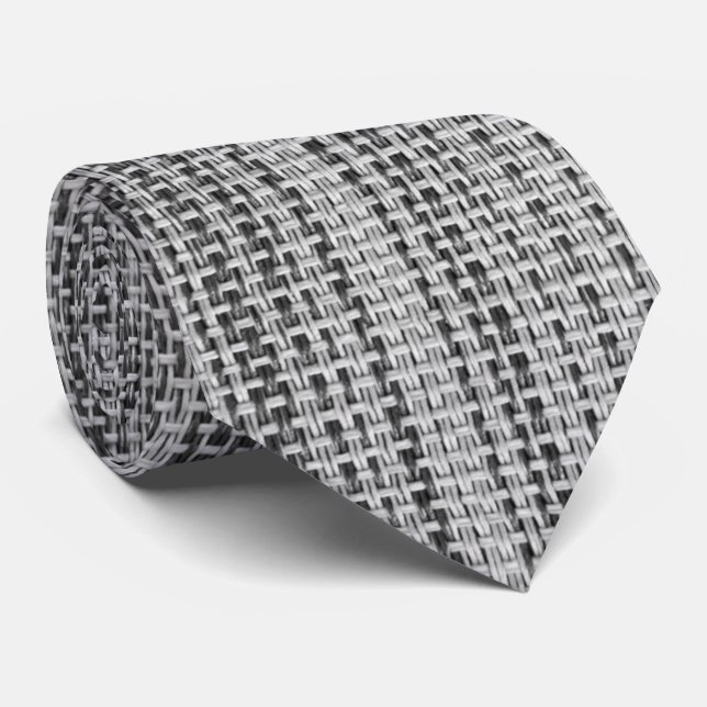 Gravata Faux Cinza Cotton Neck (Rolled)