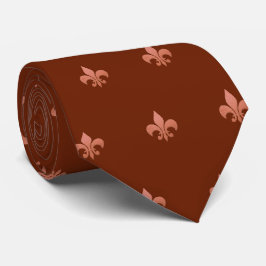 Gravata Faux Copper Fleur de Lis DIY Fall Russo