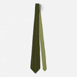 Gravata Faux Snakeskin Dark Green Abstrato