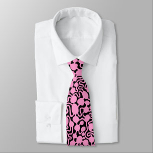 Gravata Fazenda Ant Perpétua v2 - Rosa e Preto