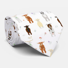 Gravata Fazenda de Cabras Engraçadas Animais