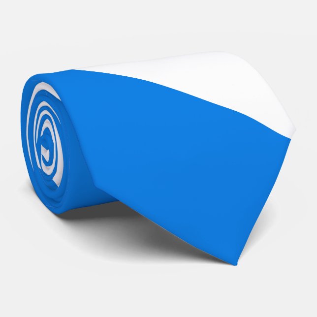 Gravata Feliz Dia da Independência de Israel Estrela Azul  (Rolled)