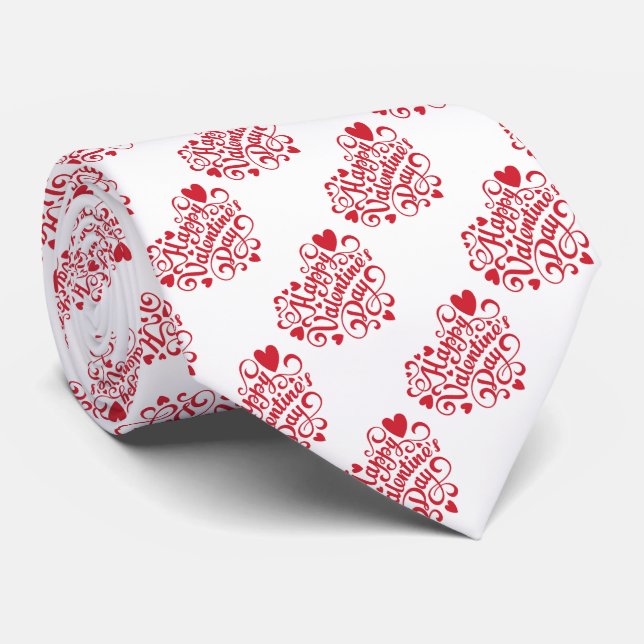 Gravata Feliz Dia dos Namorados (Rolled)