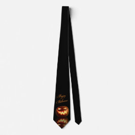 Gravata Feliz Halloween Jack O'Lantern Neck Tie