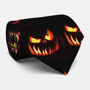 Gravata Feliz Halloween Pumpkin
