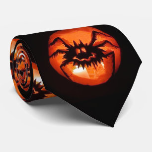 Gravata Feliz Halloween Pumpkins