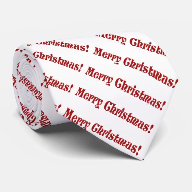 Gravata Feliz Natal (Rolled)