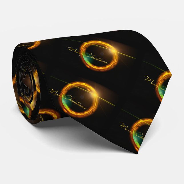 Gravata Feliz Natal 77 Tie (Rolled)