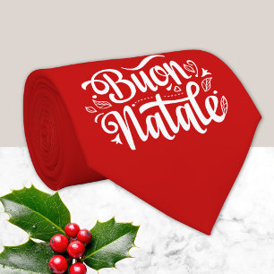 Gravata Feliz Natal Italiano Boas Festas