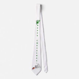 Gravata Feliz Natal! Puppy com Bell e Ball