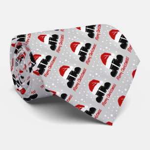Gravata Feliz Natal Santa Hat e Boots