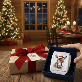 Gravata Feliz Pequeno Cachorro de Natal, personalizado