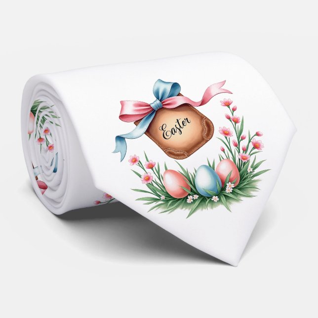 Gravata Felz pascoa! (Rolled)