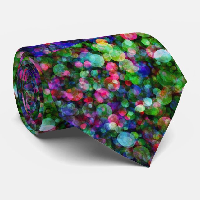 Gravata Feriado das Luzes de Natal Bokee (Rolled)