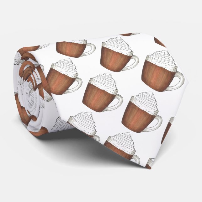 Gravata Feriado de inverno Bebe Chocolate Quente (Rolled)