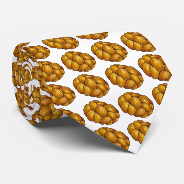 Gravata Feriados de Comida Judaica em Pão de Challah Braid (Rolled)